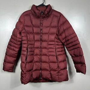 The North Face Women’s Transit Jacket Down Puffer II in Maroon Red Size Large
